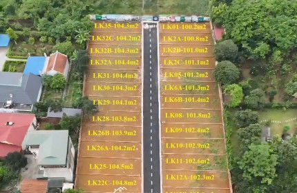 Bán lô đất nền Hòa Lạc(khu đất nằm trong lõi của khu đô thị vệ tinh Hòa Lạc)